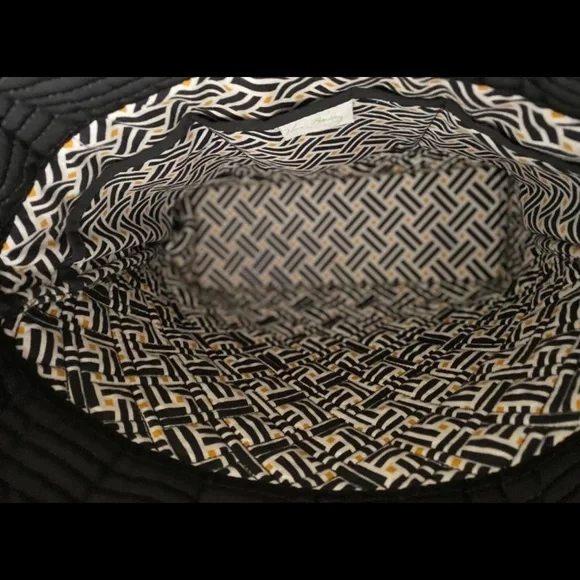 Vera Bradley Black Quilted Tote Bag - Picture 11 of 16